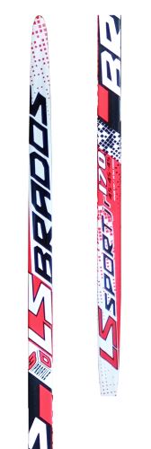 BRADOS LS SPORT 3D STEP - RED (180-205 cm) + vázání Spine RS Auto (NNN)